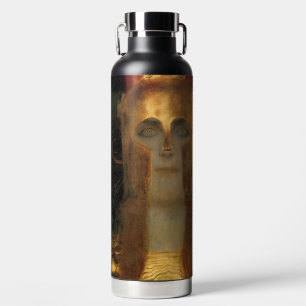 Pallas Athena by Klimt Famous Painting Water Bottle