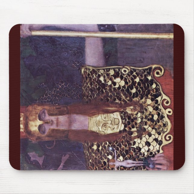 Pallas Athena By Klimt Gustav Mouse Pad (Front)