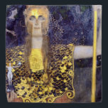 Pallas Athena, Gustav Klimt Bandana<br><div class="desc">Gustav Klimt (July 14, 1862 – February 6, 1918) was an Austrian symbolist painter and one of the most prominent members of the Vienna Secession movement. Klimt is noted for his paintings, murals, sketches, and other objets d'art. In addition to his figurative works, which include allegories and portraits, he painted...</div>