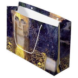 Pallas Athena, Gustav Klimt Large Gift Bag