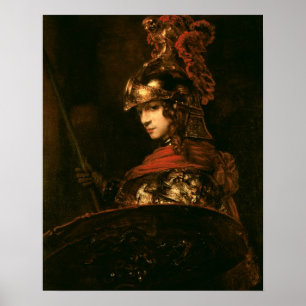 Pallas Athena or, Armoured Figure, 1664-65 Poster