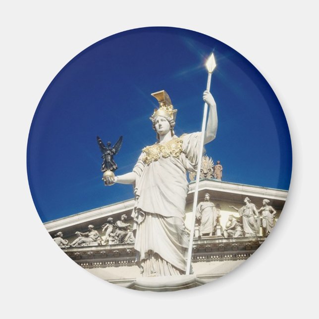 Pallas-Athene Fountain Magnet (Front)