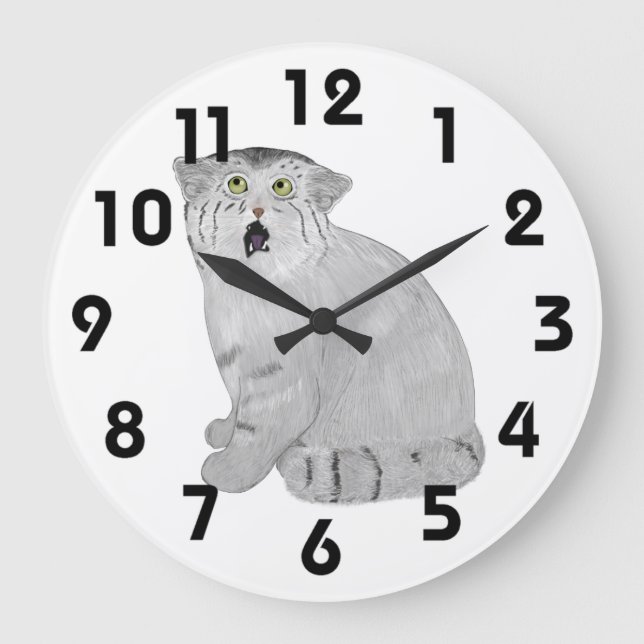 Pallas Cat Clock (Front)