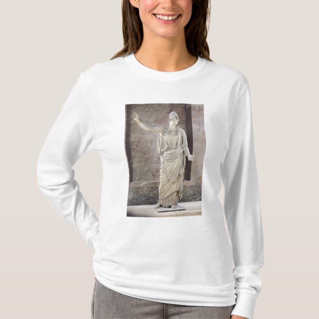 Pallas de Velletri, statue of helmeted Athena T-Shirt (Front)