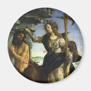 Pallas (Minerva) and Centaur by Sandro Botticelli Magnet
