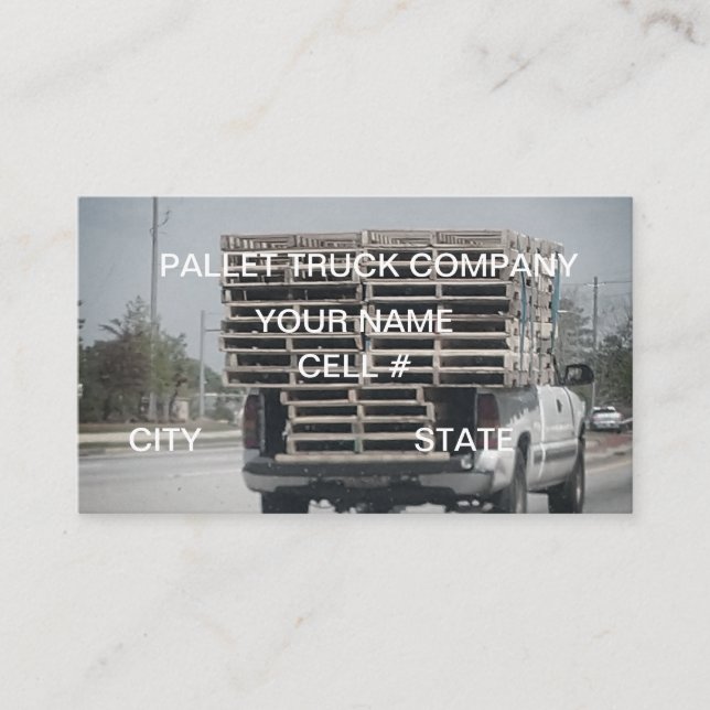 Pallets Business Card (Front)