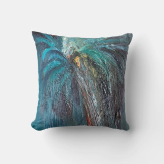 Palm Art 16" x 16" Cotton Throw Pillow