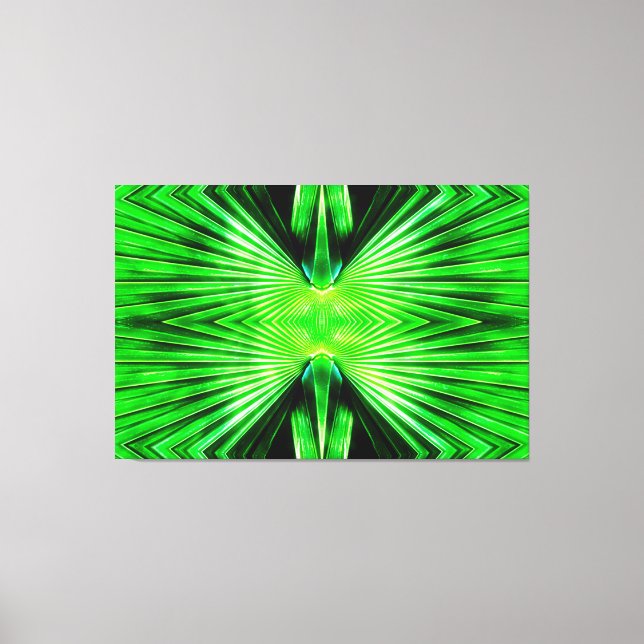 Palm Art 1 Wrapped Canvas (Front)