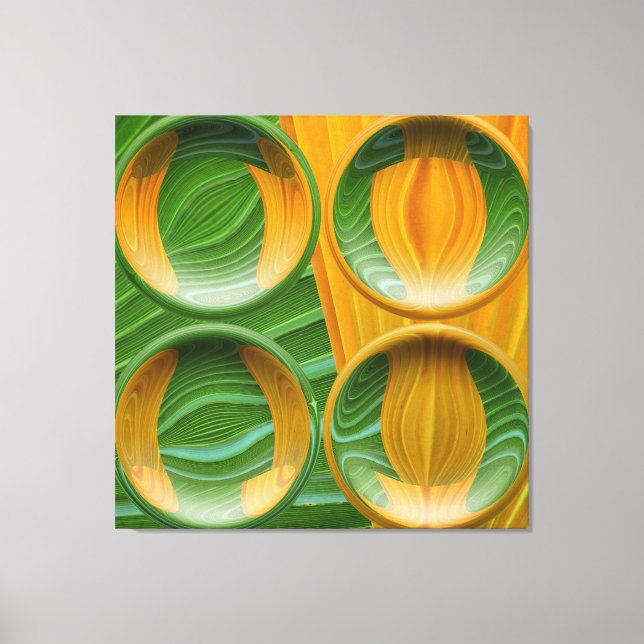 Palm Art 3 Wrapped Canvas (Front)