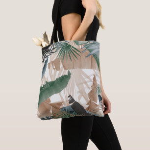 Palm Banana Leaves Bliss (Fall Colours) 1 #tropica Tote Bag
