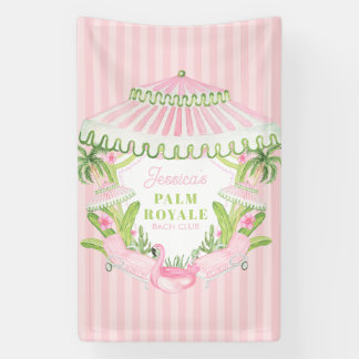 Palm Beach Cabana Bach Club | Bachelorette  Banner