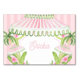 Palm Beach Cabana Place Card