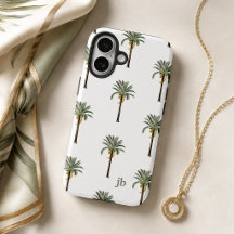 Palm Beach Chic Resort Stylish Monogram