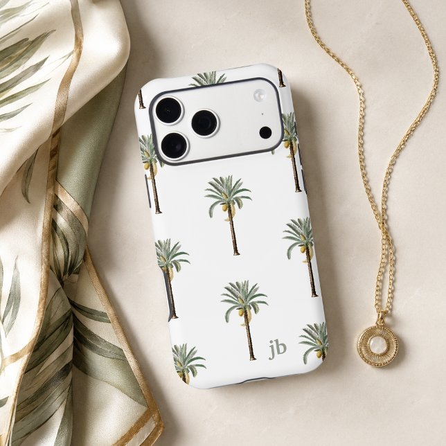 Palm Beach Coastal Resort Stylish Monogram (Creator Uploaded)