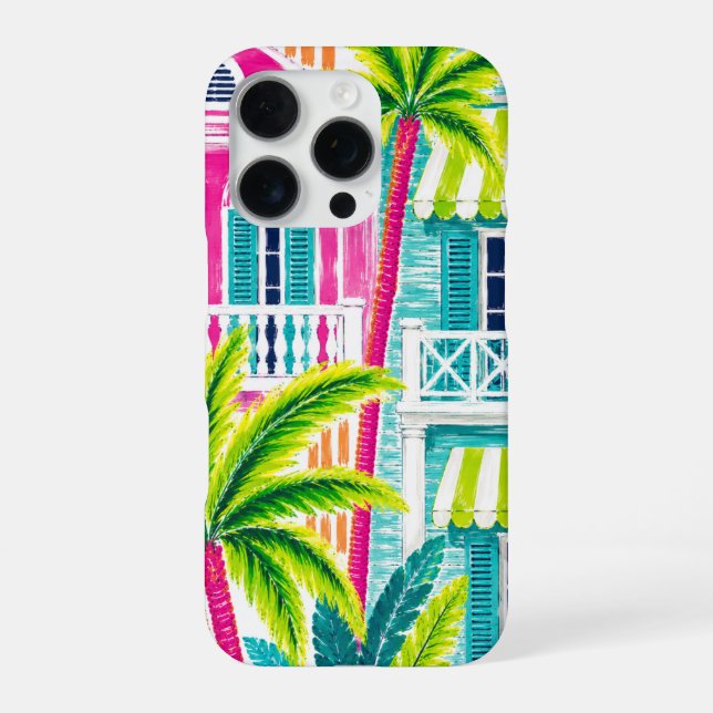 Palm Beach Colour Crush Tropical  iPhone Case (Back)
