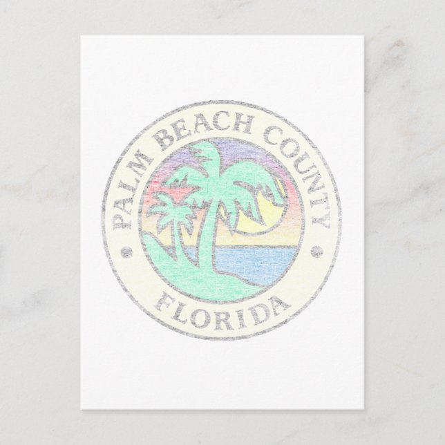 Palm Beach County Postcard (Front)