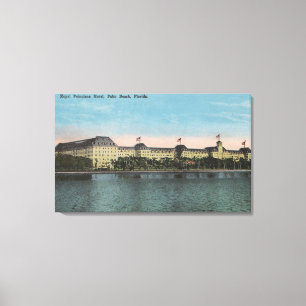 Palm Beach, FL - Ext.View of Royal Poinciana Canvas Print