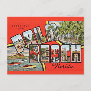 Palm Beach FL Postcard