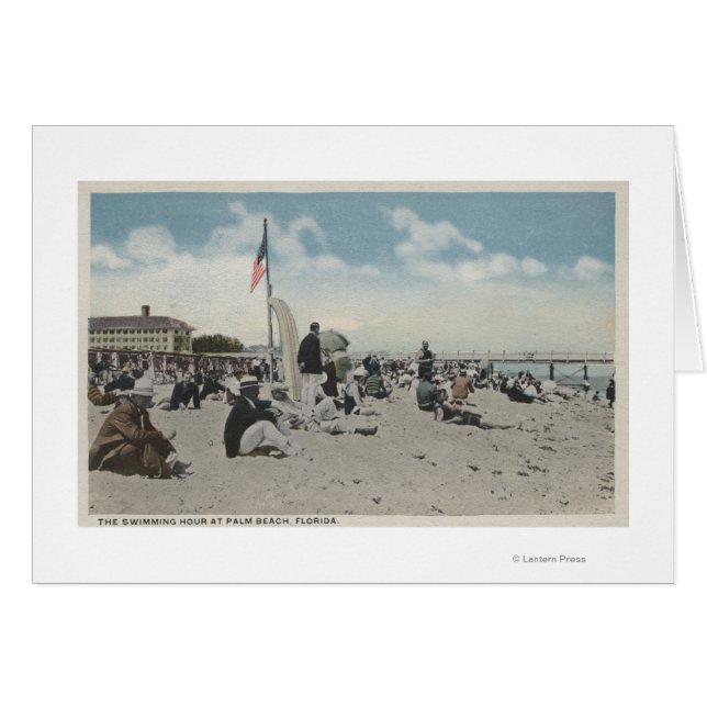 Palm Beach, FL - The Swimming Hour (Front Horizontal)