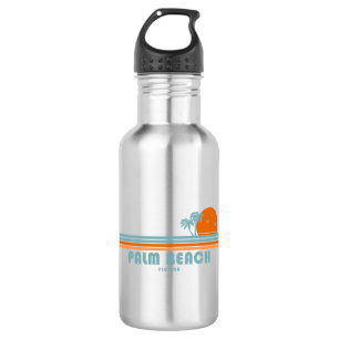 Palm Beach Florida Sun Palm Trees 532 Ml Water Bottle