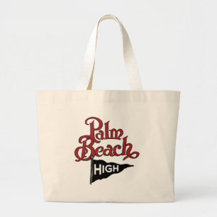 Palm Beach High #1 Large Tote Bag