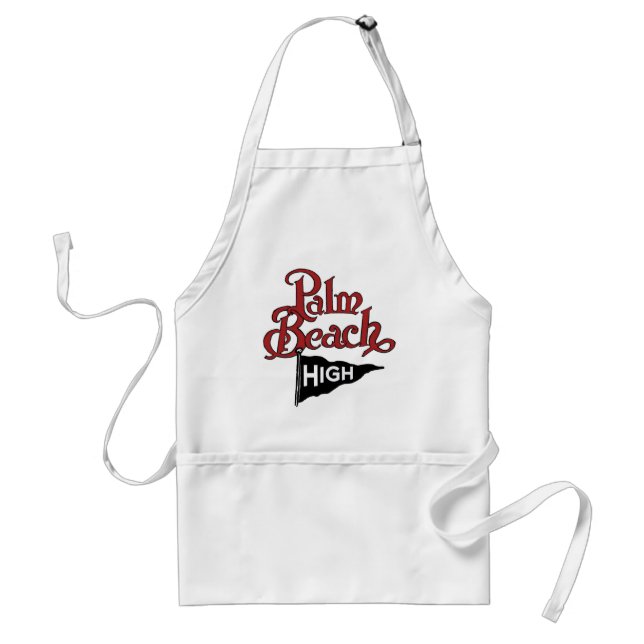 Palm Beach High #1 Standard Apron (Front)