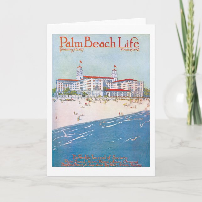 Palm Beach Life #11 note card (Front)