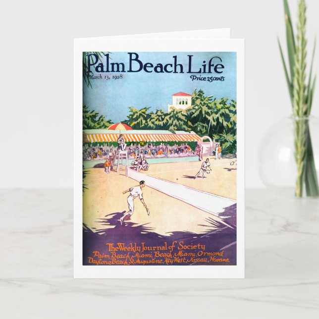 Palm Beach Life #12 note card (Front)