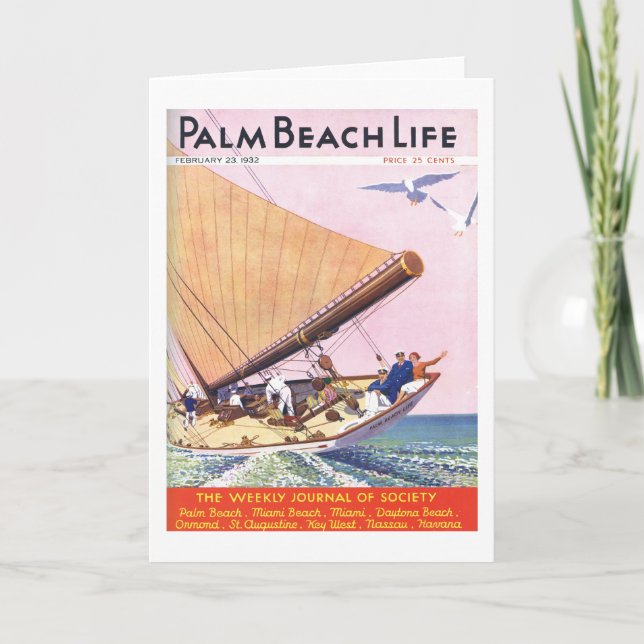 Palm Beach Life #15 note card (Front)