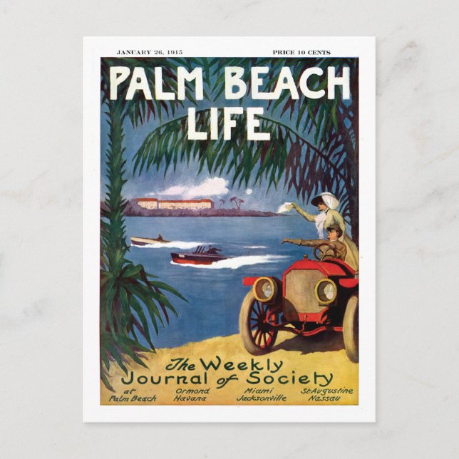 Palm Beach Life #19 postcard (Front)