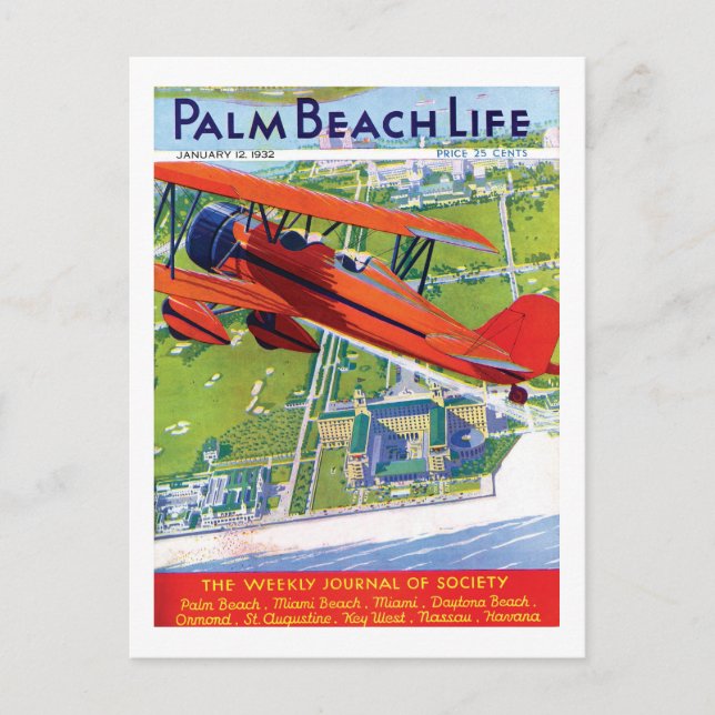 Palm Beach Life #1 postcard (Front)