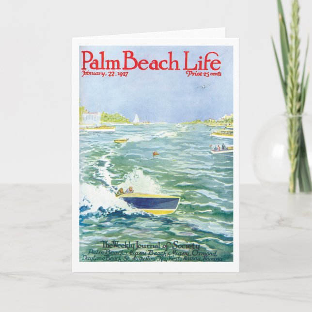 Palm Beach Life #2 note card (Front)
