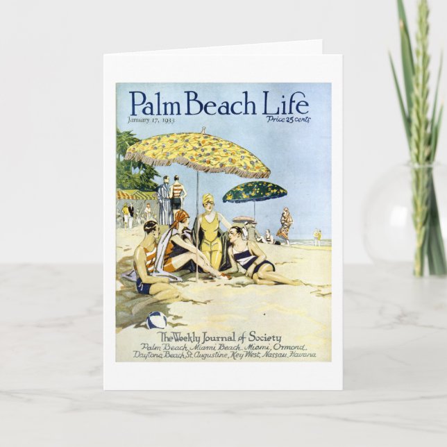 Palm Beach Life #3 note card (Front)