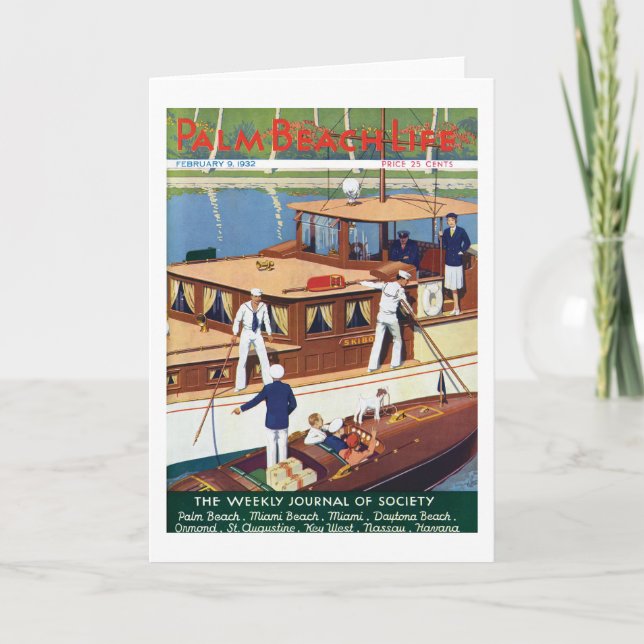 Palm Beach Life #6 note card (Front)