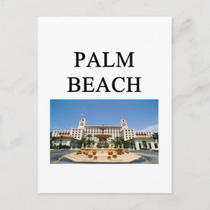 PALM BEACH POSTCARD