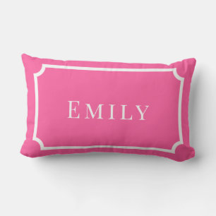 Palm Beach Preppy Personalised Name Throw Pillow