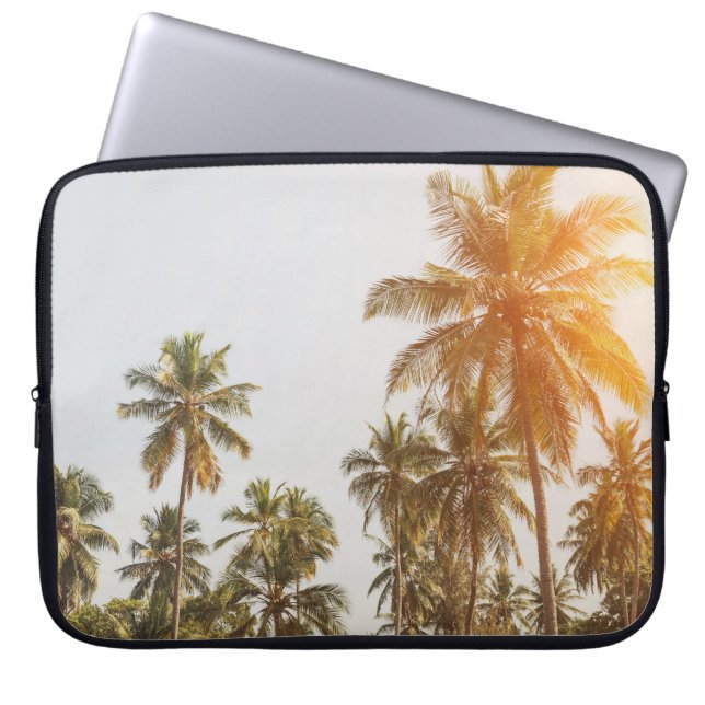 Palm Beach Scenic View Laptop Sleeve (Front)