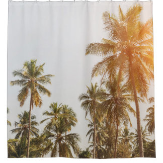 Palm Beach Scenic View Shower Curtain