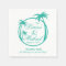 Palm Beach Tropical Logo | aqua white