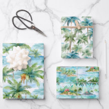 Palm Beach wrapping paper