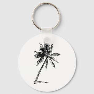 Palm Beachwear Beach Outfit Surfing Aloha Retro Pa Key Ring