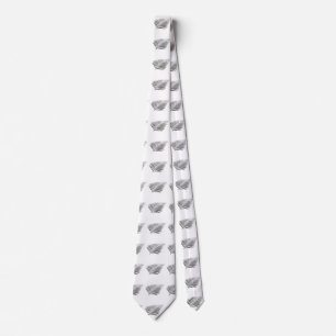 Palm Branch And Leaves Silhouette Tie