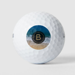 Palm Coast Blue Sea Sandy Beach Florida Golf Balls