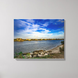 Palm Coast Matanzas River Canvas Print