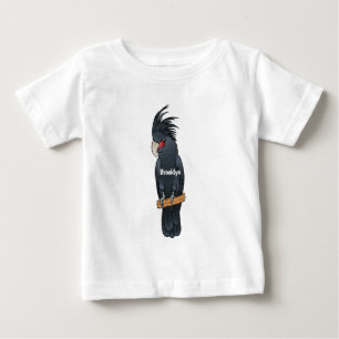 Palm cockatoo bird cartoon illustration baby T-Shirt