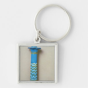 Palm column kohl flask, from Amarna Key Ring