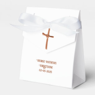 Palm Cross Personalised, Christening or  Communion Favour Box