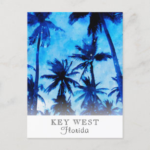 *~* Palm Exotic AP25 Personalise Travel Abstract P Postcard
