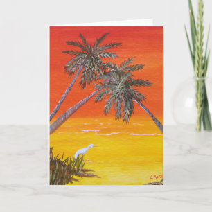 PALM GREETING CARD