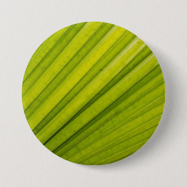 Palm Leaf 7.5 Cm Round Badge (Front)